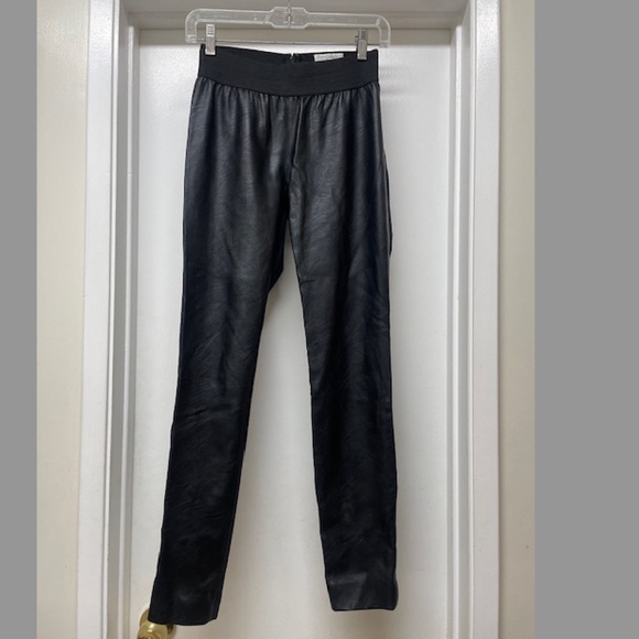 Stella McCartney Skin Free Skin Darcelle Faux Leather Leggings Pants - Picture 4 of 14